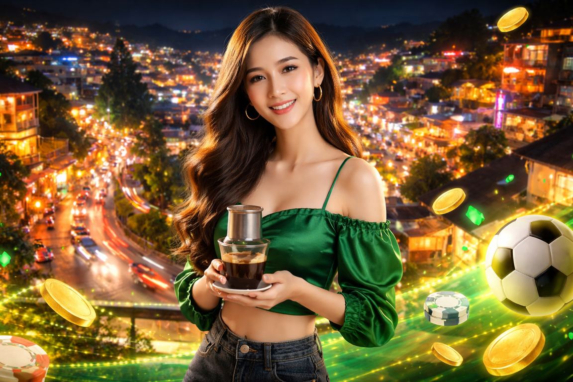 Người dùng Đà Lạt kiểm tra hoàn tiền khuyến mãi khi uống cà phê buổi sáng