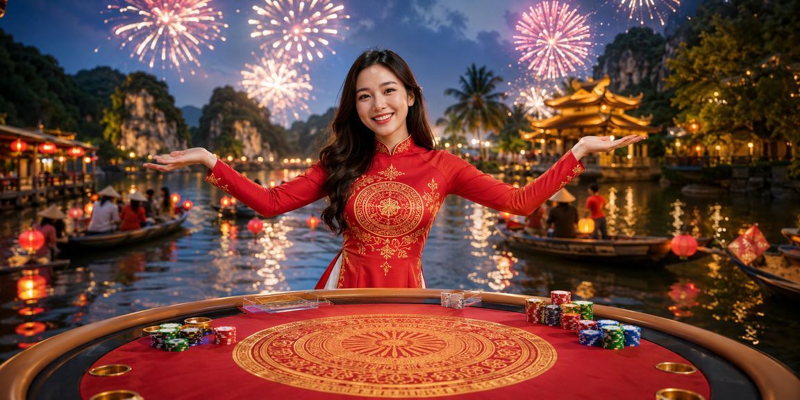 Người dùng Ninh Bình chơi Baccarat trực tuyến trong trang phục áo dài